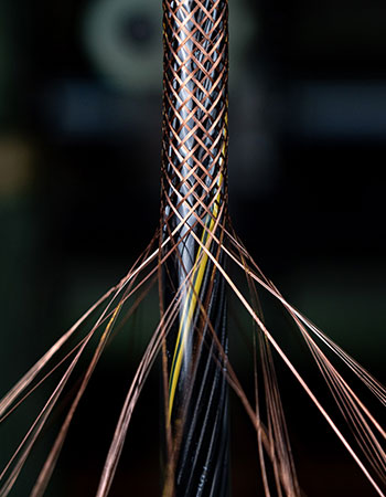 Flexible copper braids